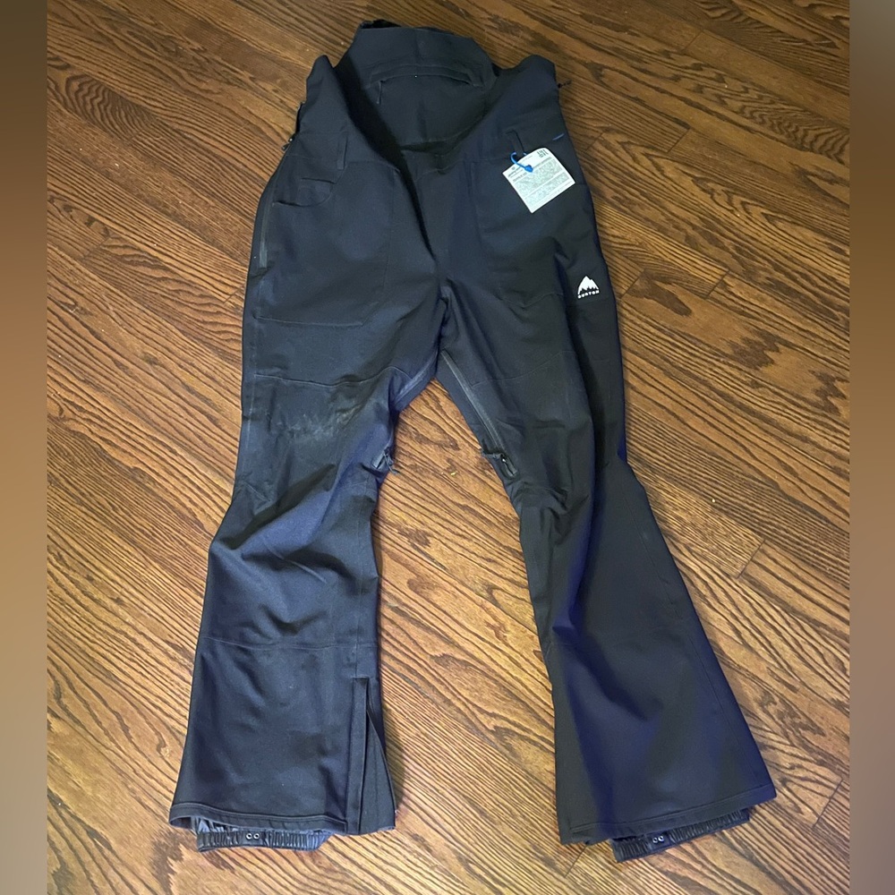 Burton Men's Black Snow bibs XL